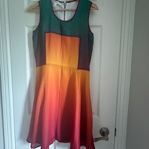 Dress - Colorblock and Ombre